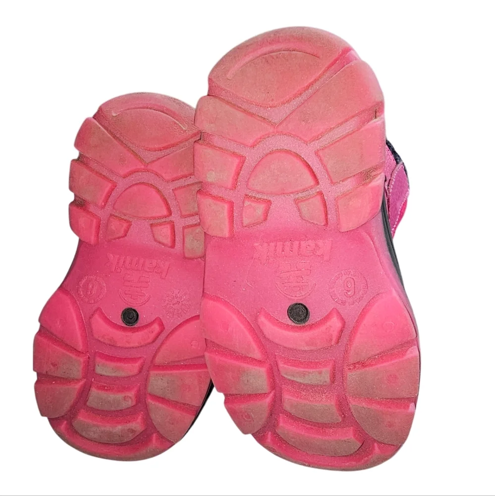 Kamik Pink and Black Winter Boots